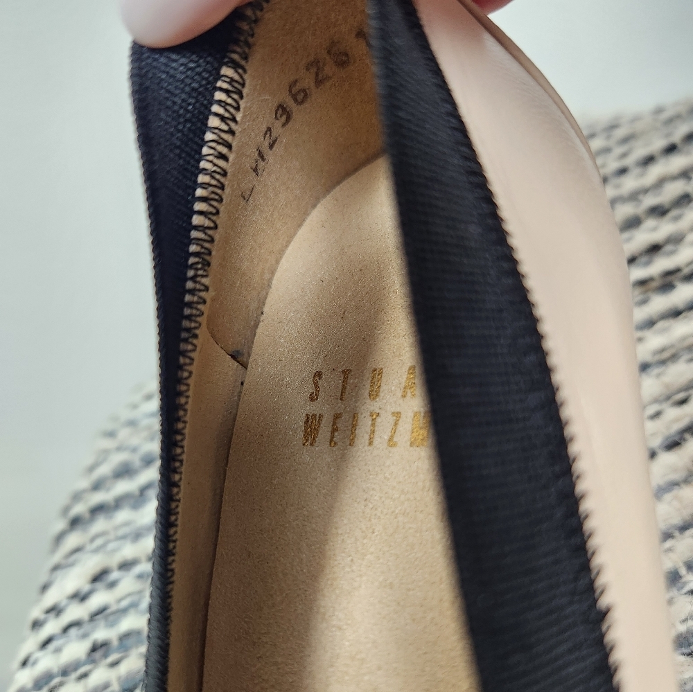Stuart Weitzman Heels Size 6 Easily Pumps Ivory B… - image 3